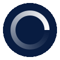 loading symbol colour dark blue